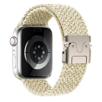 Armbånd Apple Watch Series 41 mm - 40 mm - 38 mm vevd klokkerem - Starlight Fargerike Prikker