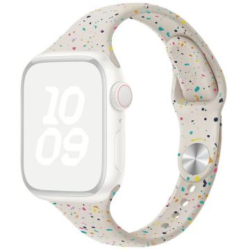 Silikonarmbånd Apple Watch Series 41mm - 40mm - 38mm klokkerem - Stjernelys