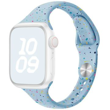 Silikonarmbånd Apple Watch Series 41mm - 40mm - 38mm klokkerem - Babyblå