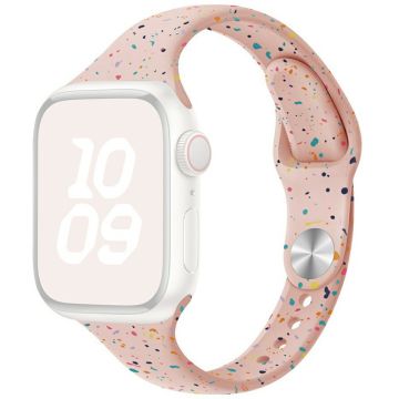 Silikonarmbånd Apple Watch Series 41mm - 40mm - 38mm klokkerem - Rosa