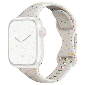 Rem Apple Watch Series 41mm - 40mm - 38mm Silikonarmbånd - Stjernelys