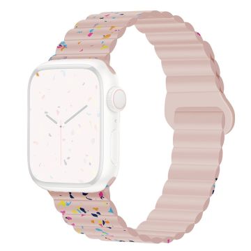 Magnetisk silikonrem Apple Watch Series 41mm - 40mm - 38mm - Rosa