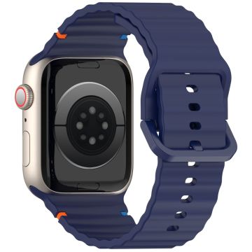 KALEBOL Silikonrem Apple Watch Series 41mm - 40mm - 38mm Armbånd - Marineblå