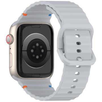 KALEBOL Silikonrem Apple Watch Series 41mm - 40mm - 38mm Armbånd - Grå