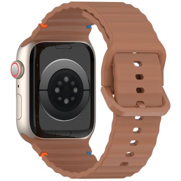 KALEBOL Silikonrem Apple Watch Series 41mm - 40mm - 38mm Armbånd - Brun