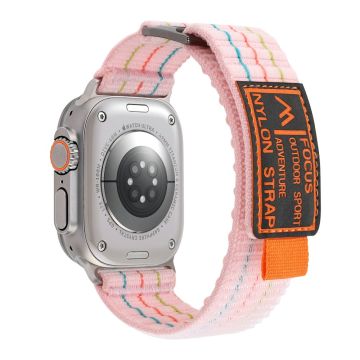 KALEBOL Nylon Sportsbånd Apple Watch Series 41mm - 40mm - 38mm - Rosa