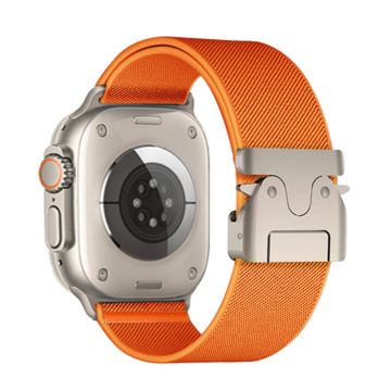 Armbånd Apple Watch Series 41mm - 40mm - 38mm Elastisk nylonarmbånd - Oransje