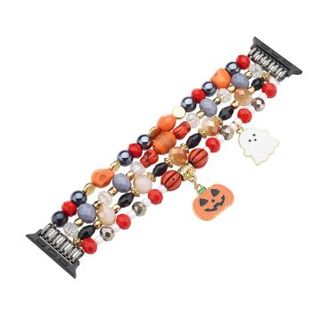 Halloween-perlerem Apple Watch Series 41mm - 40mm - 38mm - Hvitt Spøkelse