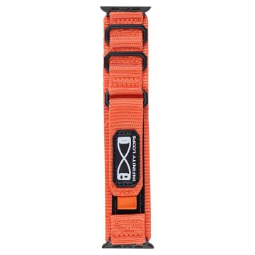 Apple Watch Series 41 mm - 40 mm - 38 mm nylonarmbånd - Oransje