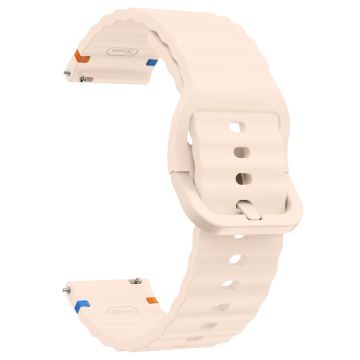 22 mm silikonarmbånd Xiaomi Watch S4 Sport / Redmi Watch 5 Active Wave Design klokkerem - Rosa