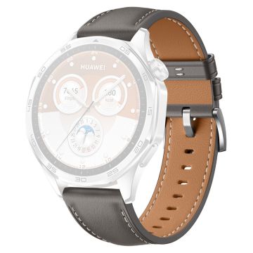 Huawei Watch GT 5 46mm / GT 5 Pro 46mm / GT 4 46mm Erstatningsarmbånd 22mm urrem i ekte okseskinn - Grønn