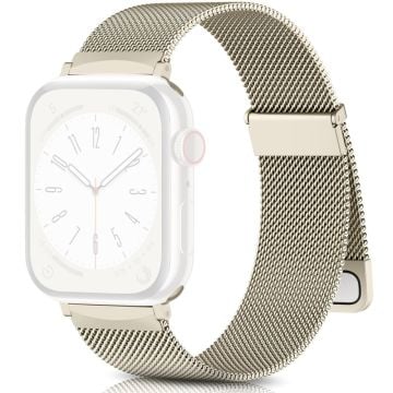 Apple Watch Series 41 mm - 40 mm - 38 mm metallarmbånd - Champagne-Gull