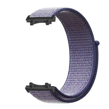 Huami Amazfit T-Rex 3 Nylon Watchband Loop Wrist Strap with Connector - Midnight Blue