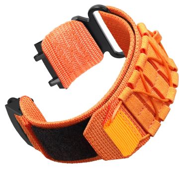 Huami Amazfit T-Rex 3 Nylon Watch Band Loop Fastener Wrist Strap with Connector - Orange