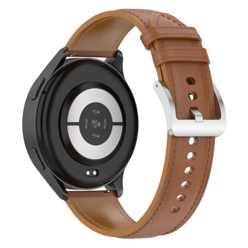 20 mm klokkerem Huami Amazfit Active / GTR Mini / Bip 3 / Bip 3 Pro Ekte kuskinnrem med hurtigutløserkontakt - Lysebrun