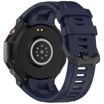 Huami Amazfit T-Rex 3 Silicone Watch Band Breathable Soft Strap - Dark Blue