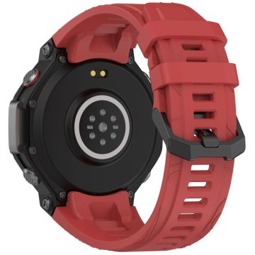 Huami Amazfit T-Rex 3 Silicone Watch Band Breathable Soft Strap - Red