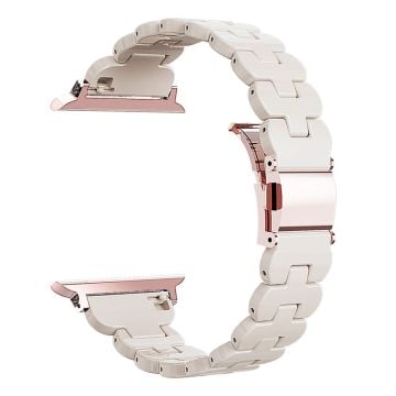 Watch Band Apple Watch Series 10 42mm Electroplated Bump Resistant Glitter Sparkle Strap - Starlight