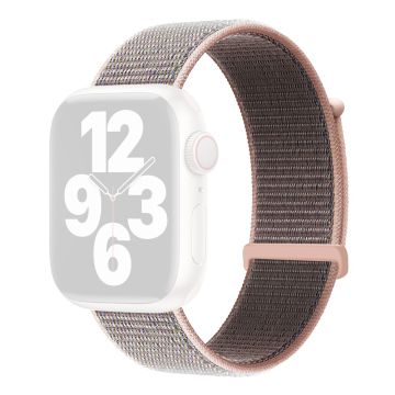 KALEBOL Nylon Watch Band Apple Watch Series 10 42mm Wrist Strap - Pink