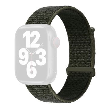 KALEBOL Nylon Watch Band Apple Watch Series 10 42mm Wrist Strap - Army Green