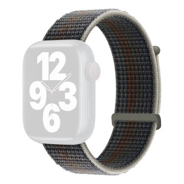 KALEBOL Nylon Watch Band Apple Watch Series 10 42mm Wrist Strap - Midnight