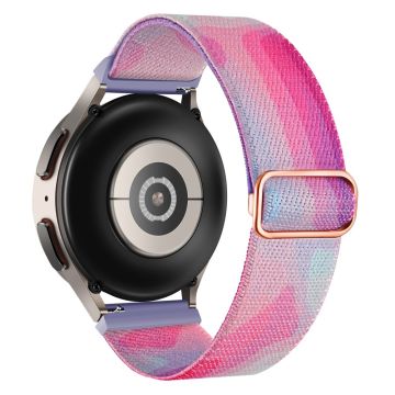 Mønstret nylonklokkebånd til Coros Apex Pro / Apex 46mm - Lilla Blå Design