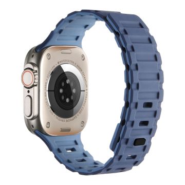 Magnetisk silikonarmbånd - Tåkeblå Apple Watch Serie 9 / Tåkeblå Apple Watch Serie 9 / Tåkeblå Apple Watch Serie 9 / Tåkeblå Apple Watch Serie 9 / Se / Se / 40Mm / 40Mm