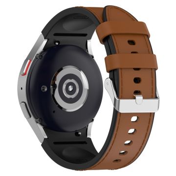 Silikon PU skinnklokkebånd for Samsung Galaxy Watch - Brun