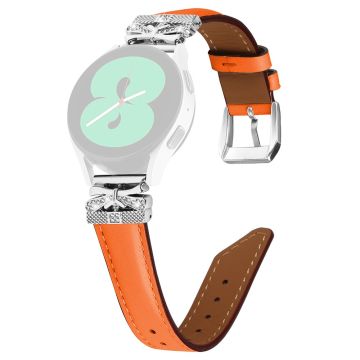 Sølvspenne 20 mm klokkerem Samsung Galaxy Watch Universal - Oransje