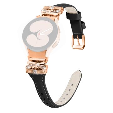 Rosa gullspenne Samsung Galaxy Watch6 40mm / 44mm / Watch6 Classic 43mm / 47mm klokkerem - Svart