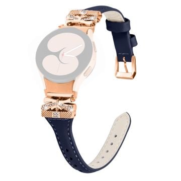 Rosa gullspenne Samsung Galaxy Watch6 40mm / 44mm / Watch6 Classic 43mm / 47mm klokkerem - Mørkeblå