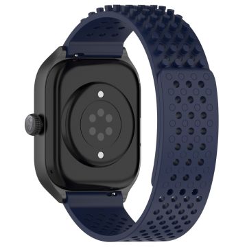 Garmin vivoactive 5 / GarminActive 5 / Venu Sq 2 Silikon klokkerem 20 mm pustende klokkerem - Midnattsblå