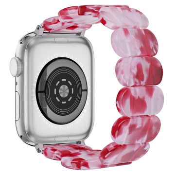 Klokkerem Apple Watch Series 41mm / 40mm / 38mm elastisk armbånd - Varm Rosa