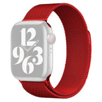 KALEBOL KLB-ML-001 Apple Watch Series 41 mm / 40 mm / 38 mm Milanese metallarmbånd - Rød