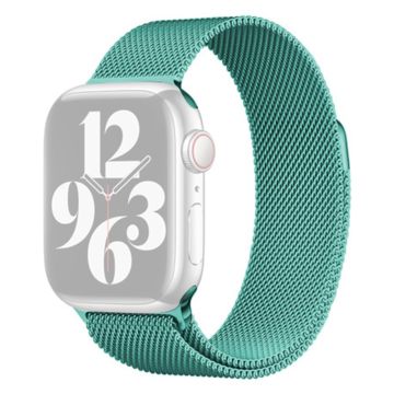 KALEBOL KLB-ML-001 Apple Watch Series 41 mm / 40 mm / 38 mm Milanese metallarmbånd - Lysegrønn