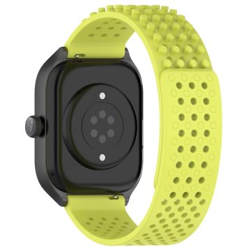 Huami Amazfit GTS 4 Mini / Samsung Gear Sport / Huawei Watch 2 Fleksibel klokkerem 20 mm pustende klokkerem - Lime