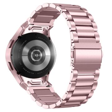 Samsung Galaxy Watch 20 mm rustfritt stålarmbånd med hurtigkobling - Rosa Rose