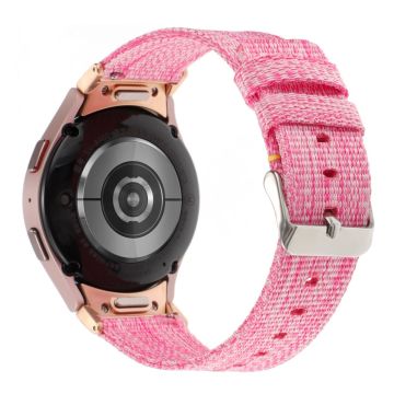 Samsung Galaxy Watch6 / Watch6 Classic / Watch 5 / Watch 5 Pro Justerbar nylonarmbånd - Rosa