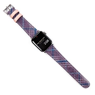 Apple Watch Series 41mm - 40mm - 38mm Universal Watch Band lærrem - Lilla