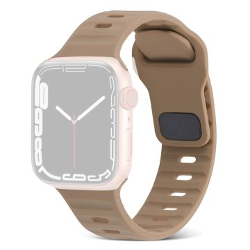 Apple Watch Series 41mm - 40mm - 38mm Universal Smart Watch-armbånd Fleksibelt armbånd - Brun