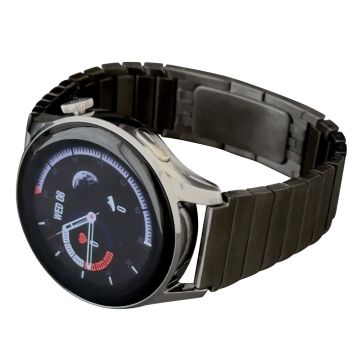 Samsung Galaxy Watch3 45 mm / Huawei Watch GT 4 46 mm bånd 22 mm klokkerem i rustfritt stål - Sølv