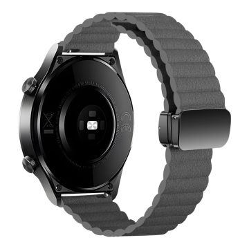 Samsung Galaxy Watch6 / Garmin Venu Sq 2 skinnklokkearmbånd 20 mm med magnetisk rem - Grå