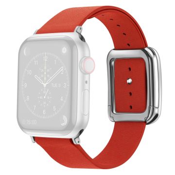 Apple Watch 41mm / 40mm / 38mm klokkerem med trykknapp for menn - Oransje