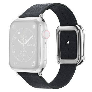 Apple Watch 41mm / 40mm / 38mm klokkerem med trykknapp for menn - Svart