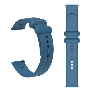 Garmin Vivomove 3 / GarminMove 3 Silikonarmbånd 20 mm knappespenneklokkearmbånd - Rock Cyan