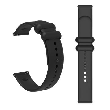 Garmin Vivomove 3 / GarminMove 3 Silikonarmbånd 20 mm knappespenneklokkearmbånd - Svart