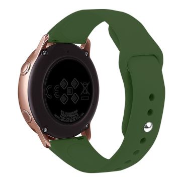 KALEBOL KLB-DKGJ-001 Samsung Galaxy Watch6 Classic 47 mm 43 mm klokkerem med 20 mm silikonarmbånd - Furunålsgrønn