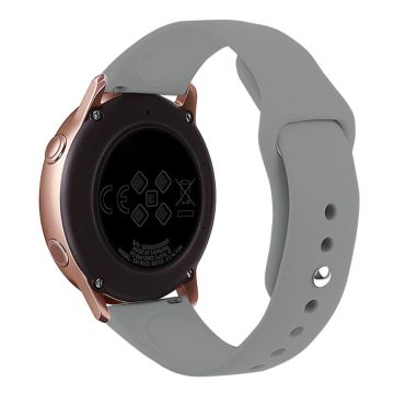 KALEBOL KLB-DKGJ-001 Samsung Galaxy Watch6 Classic 47 mm 43 mm klokkerem med 20 mm silikonarmbånd - Grå