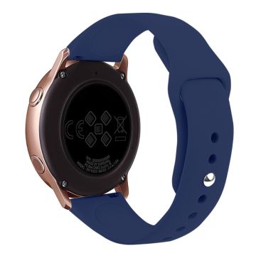 KALEBOL KLB-DKGJ-001 Samsung Galaxy Watch6 Classic 47 mm 43 mm klokkerem med 20 mm silikonarmbånd - Midnattsblå