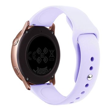 KALEBOL KLB-DKGJ-001 Samsung Galaxy Watch6 Classic 47 mm 43 mm klokkerem med 20 mm silikonarmbånd - Lilla